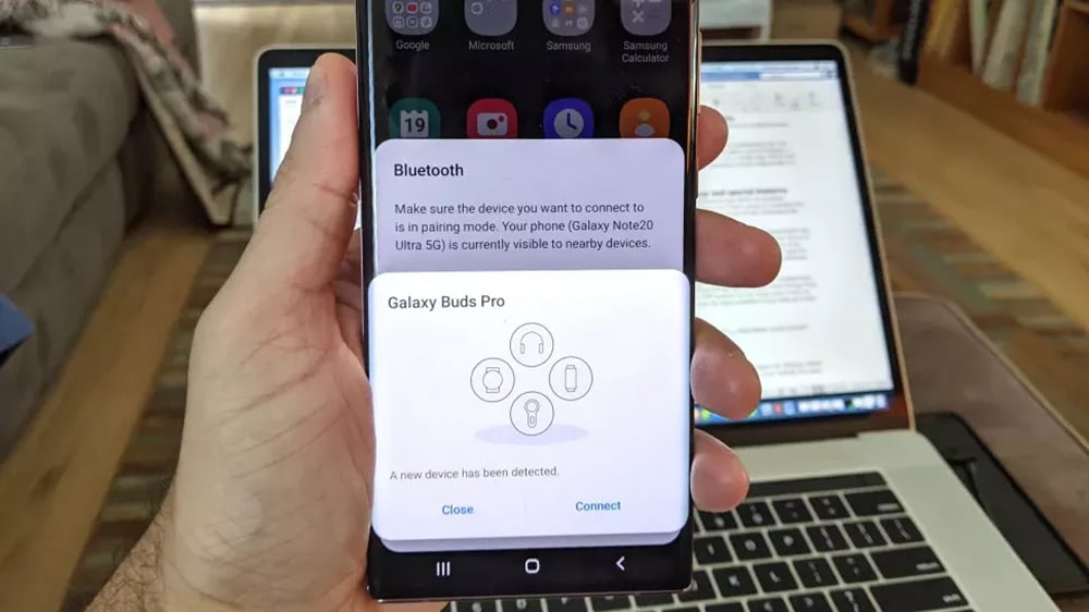 عمر باتری و قابلیت اتصال Samsung Galaxy Buds Pro