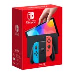جعبه کنسول بازی نینتندو سوییچ مدل Nintendo Switch OLED قرمز/آبی