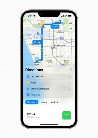 نقشه های پیشرفته اپل (Apple Maps):